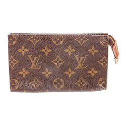 Louis Vuitton Monogram Canvas Leather Toiletry 15 Pouch Case