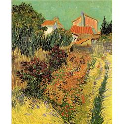 Van Gogh - Garden Behind A House