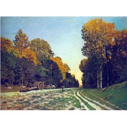 Claude Monet - The Road from Chailly to Fontainebleau