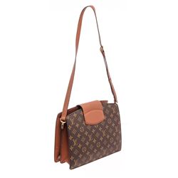 Louis Vuitton Monogram Canvas Leather Courcelles Bag