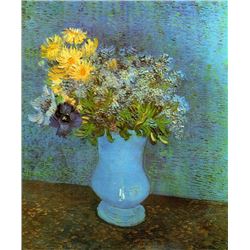 Van Gogh - Vase With Lilacs Daisies And Anemones