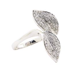 0.42 ctw Diamond Ring - 18KT White Gold