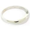 Image 9 : Men's Textured 14K White Gold Bead Set Round Diamond Solitaire Band Ring Sz 9.5