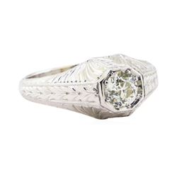 0.70 ctw Diamond Ring - 14KT White Gold