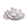 Image 1 : 1.00 ctw Diamond Ring - Platinum