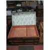 Image 2 : ANTIQUE STEAMER TRUNK