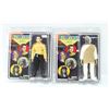 Image 1 : PAIR OF RETRO STAR TREK FIGURES CAPTAIN PIKE & SAL