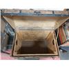 Image 2 : STEAMER TRUNK WITH INSERT FOR FIREWOOD
