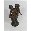 Image 1 : ANTIQUE BRONZE CHERUBS STATUE