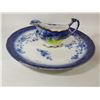 Image 1 : LGE FLOW BLUE PLATTER LA BELLE PATTERN 15" ACROSS