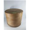 Image 1 : LGE WOOD CHEESE BOX 17ANTIQUE BELL 7.5" TALL ACRO