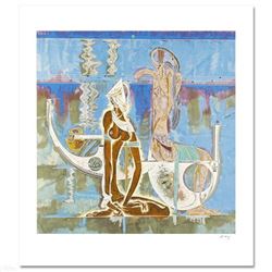 "Rhyme of Sea" Limited Edition Serigraph (34" x 38") by Renowned Artist Lu Hong, Numbered and Hand S