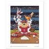Image 1 : "At the Plate (Cardinals)" Numbered Limited Edition Giclee from Warner Bros. with Certificate of Aut