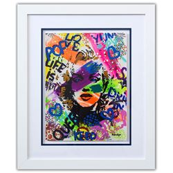Nastya Rovenskaya- Original Mixed Media on Paper "Model"