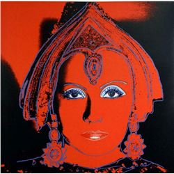 Andy Warhol- Screenprint in colors with diamond dust "The star, 1981"