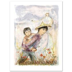 "The Great Wall" Limited Edition Lithograph by Edna Hibel (1917-2014), Numbered and Hand Signed with