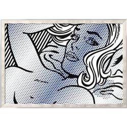 Roy Lichtenstein "Seductive Girl" Custom Framed