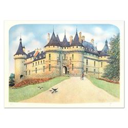 Rolf Rafflewski, "Chateau de Chaumont" Limited Edition Lithograph, Numbered and Hand Signed.