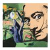 Image 1 : Steve Kaufman (1960-2010), "Dali Homage" Hand Embellished Limited Edition Hand Pulled Silkscreen on 