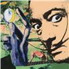 Image 2 : Steve Kaufman (1960-2010), "Dali Homage" Hand Embellished Limited Edition Hand Pulled Silkscreen on 