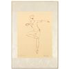 Image 1 : Edna Hibel (1917-2014), "Pirouette" Limited Edition Lithograph, Numbered and Hand Signed with Certif