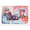 Image 1 : Theo Tobiasse (1927-2012), "Nature Morte Avec Trois Pommes" Limited Edition Lithograph, Numbered 291