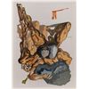 Image 2 : Salvador Dali- Original Color Woodcut on B.F.K. Rives Paper "Inferno 7"