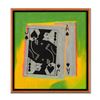 Image 1 : Steve Kaufman (1960-2010), "Jack and Ace" Framed Hand Painted, Hand Pulled Limited Edition Mixed Med