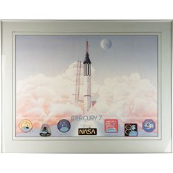 Mercury Astronauts Signed Print