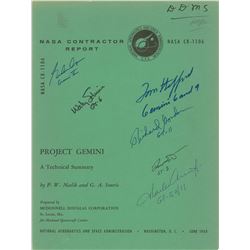 Gemini Astronauts Signed Contractor Report