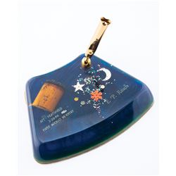 AS-201 Flown Aft Heat Shield Pen Holder