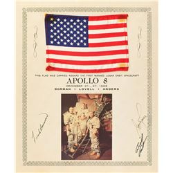 Apollo 8 Flown Flag