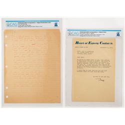 Buzz Aldrin and Neil Armstrong Letters with Collection of (57) Cassette Tapes for 'Return to Earth'