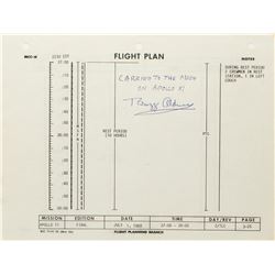 Buzz Aldrin's Apollo 11 Flown Flight Plan Page