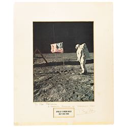 Buzz Aldrin Signed Photograph