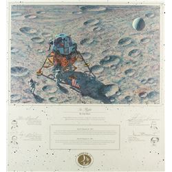 Apollo 14 Signed Lithograph by Alan Bean