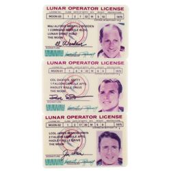 Apollo 15 Lunar Operator Licenses