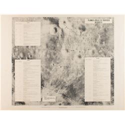 Apollo 16 Group of (3) Traverse Maps