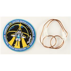 STS-131 Flown Wire Tie and Patch