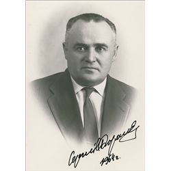 Sergey Korolyov Signed Photograph