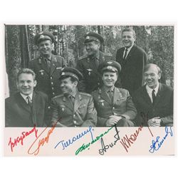 Cosmonauts Signed Photograph