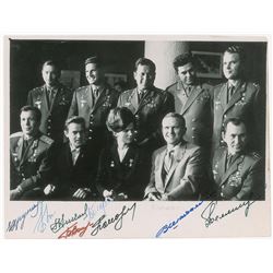 Cosmonauts Signed Photograph