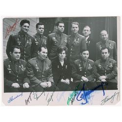 Cosmonauts Signed Photograph