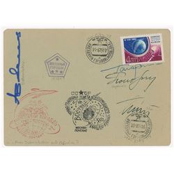 Yuri Gagarin and Cosmonauts Signed Cover