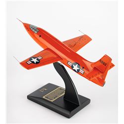 Chuck Yeager Signed Bell X-1 Rocket Research Plane Model