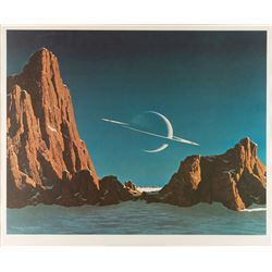 Chesley Bonestell Signed Print