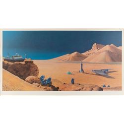 Chesley Bonestell Signed Print