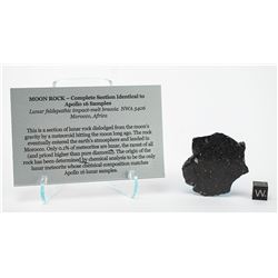 NWA 5406 Lunar Meteorite Slice