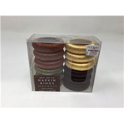 Yarn Wrap Set of 12 Napkin Rings