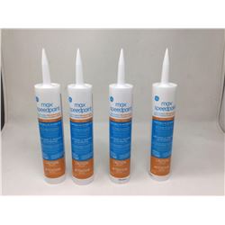 Max Speedpaint Indoor/Outdoor Siliconized AcrylicCaulk (299mL) Lot of 4